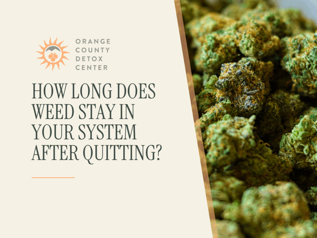 How Long Does Weed Stay in Your System After Quitting? | Orange County Detox